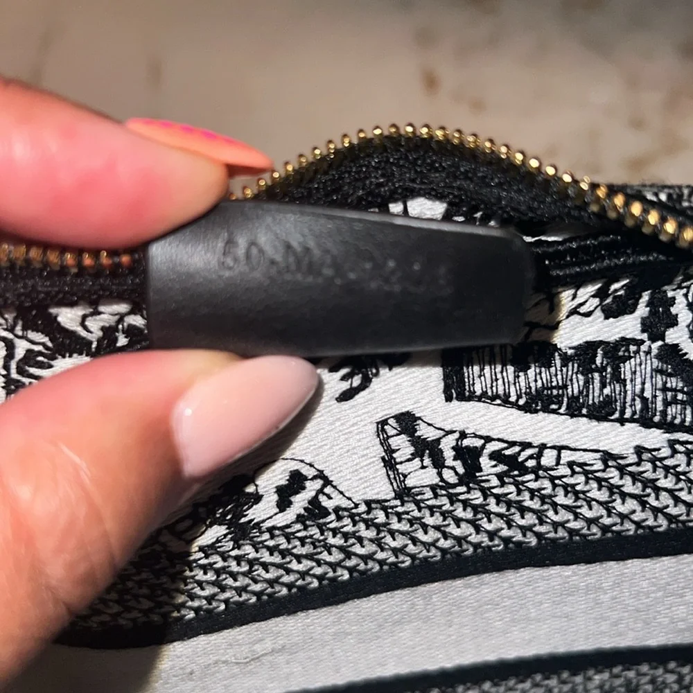 ❗️SALE❗️CHRISTIAN DIOR Plan de Paris Canvas Embroidered Cosmetic Bag -VIP Gift - Picture 7 of 9